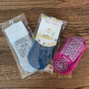 MOVING SALE! EVERYTHING MUST GO! 3 pairs non-slip Pilates socks